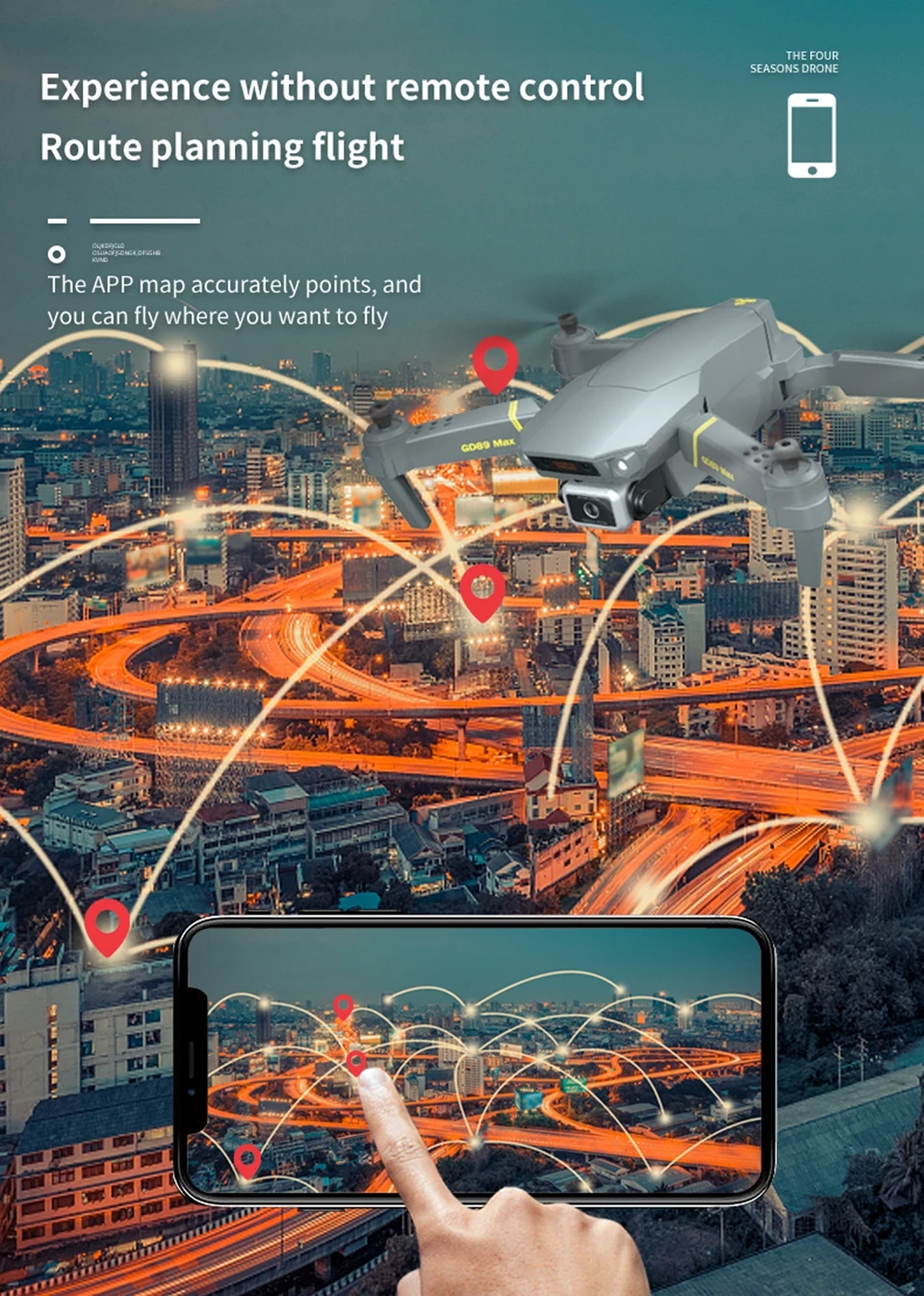 Квадрокоптер (дрон) Global Drone gd89 с камерой WI-Fi FPV — купить в интернет-магазине OZON с быстрой доставкой