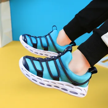 

Kids Sneakers Boys Shoes Girls Trainers Children School Shoes Easy Ware Breathable Fashion Girls Running Children Sports Shoes