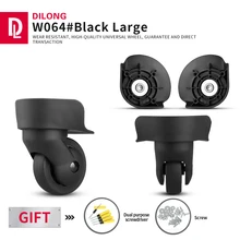 

DILONG Hangsheng A - 65 Trolley luggage wheels accessories universal wheel password roller replacement repair rubber cast-er