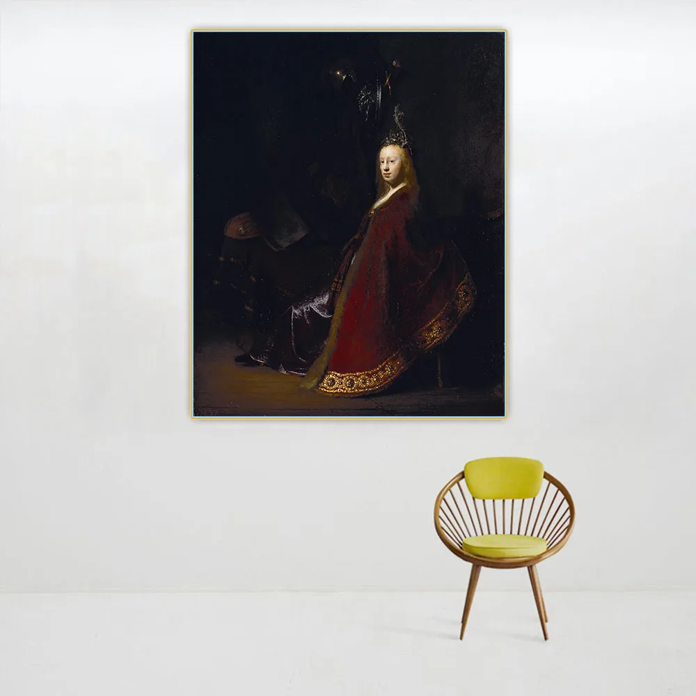 Цитон minerminerva remrembrandt холст искусство Масляная живопись знаменитый