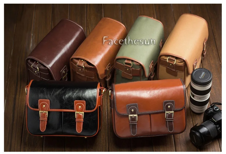 PU Leather vintage camera shoulder bag YYOld -3-2