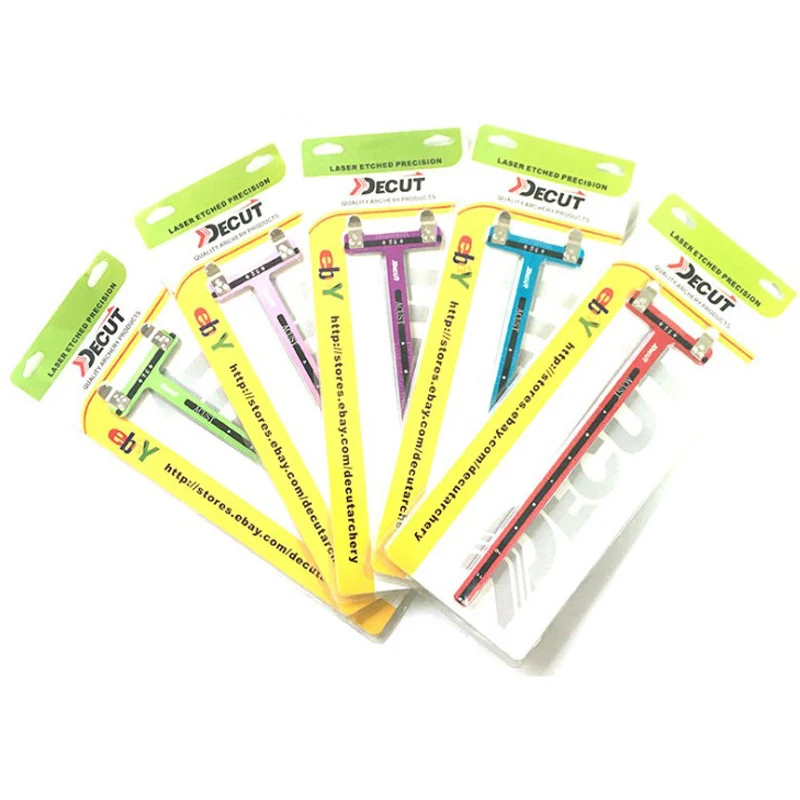 

Decut Archery Aluminum T Square Recurve Bow T Ruler for Recurve Bow Target Shooting
