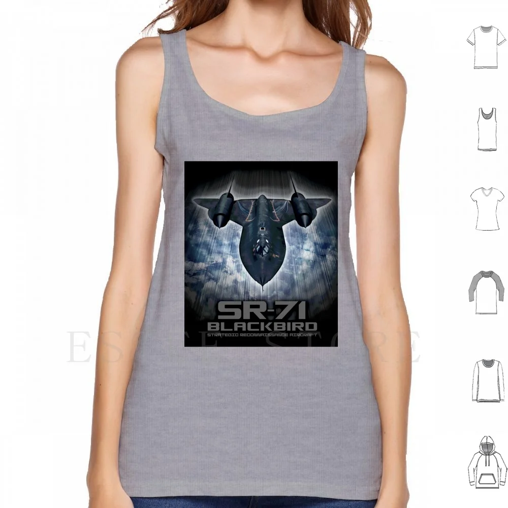 Sr-71 Blackbird Canotte Gilet Senza Maniche A 12 Supersonic Stealth Flying Machine B 70 Rs 70 Jet Yf 12 Habu Square