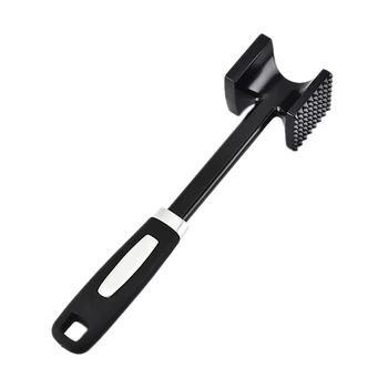 

Meat Tenderizer Meat Hammer Tender Meat with Sharp Face and Smooth Pine Meat for Mashed and Tenderized Meat-Black