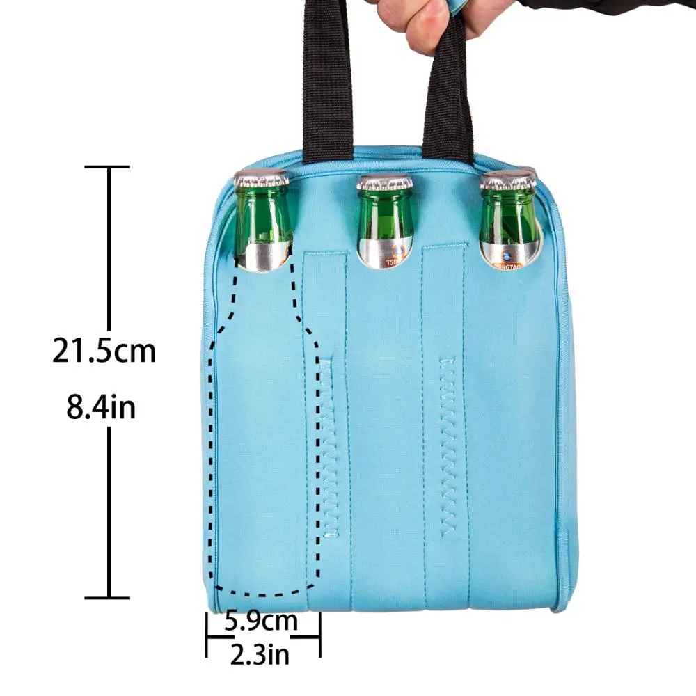 insulated six pack cooler bags