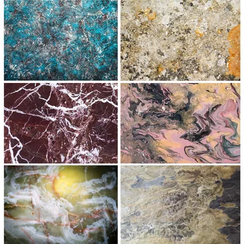 

SHENGYONGBAO Vinyl Custom Photography Backdrops Props Colorful Marble Pattern Texture Photo Studio Background 20909DLG-03