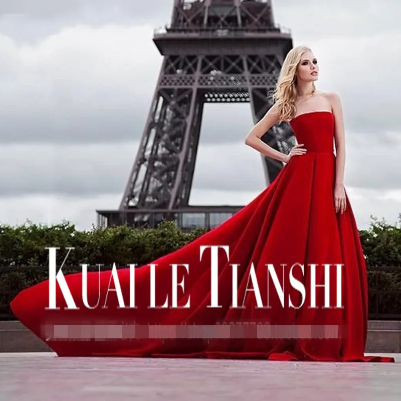 Новые горячие сексуальные вечерние платья без бретелек robe de soiree courte Свадебные Сари vestidos de formatura красные длинные платья подружек невесты