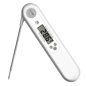 

Digital Meat Thermometer, Food Thermometer with Backlight LCD, Kitchen Cooking Thermometer For Grilling Oven BBQ-Dropship