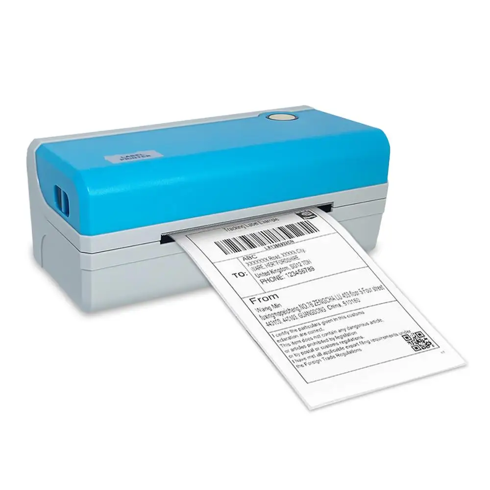 Barcode Printer Thermal Printer Label Bar Kode Stiker Label Maker Waybill Amazon Express MAC dan Windows 4 Inch Tanpa Holder