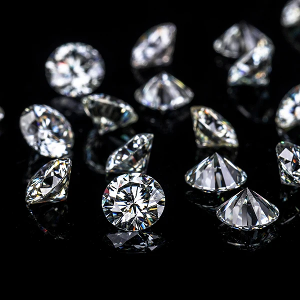 STARSGEM IJ 5 мм losose Муассанит круглый бриллиантовый огранка драгоценный камень