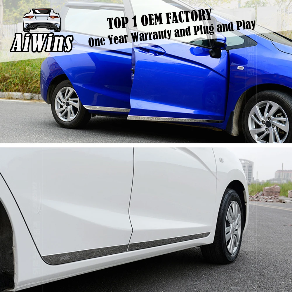 #Special Offers Aiwins Car styling 2014-2018 for Fit 2017 New Fit ABS and stainless steel body trim strip door anti-rub #Special Offers Aiwins Car styling 2014-2018 for Fit 2017 New Fit ABS and stainless steel body trim strip door anti-rub