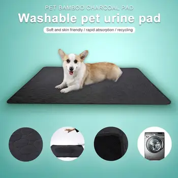 

Pet Training Fast Absorbing Washable Diaper Non Slip Potty Reusable Waterproof 4 Layers Travel Dog Pee Pad Protector Puppy