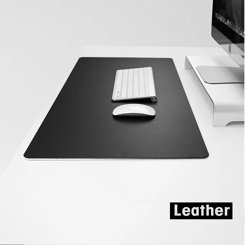 Gaming Mousepad Metal Aluminum Hard Smooth Thin Double Side Waterproof Computer Desk Mat For Office Home