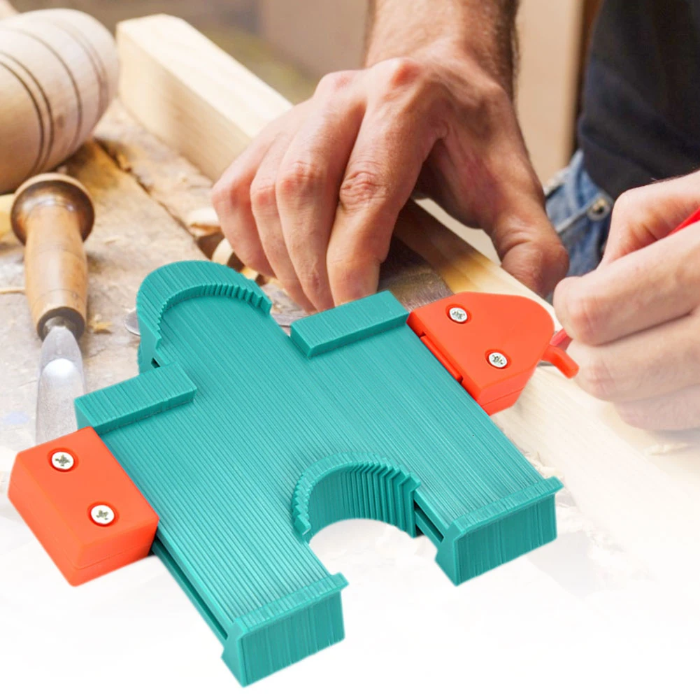 

Contour Gauge 5inch Plastic Copy Irregular Shaper Profile Measuring Ruler Duplicator General Tools For Woodworking Carpenter