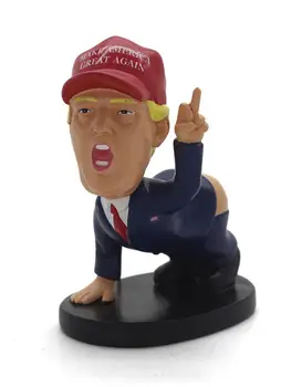 

Creative Donald Trump Presidential Ornament Pen Holder Desk Table Ornament Card Holder Toy Novelty Gift For Home Decor