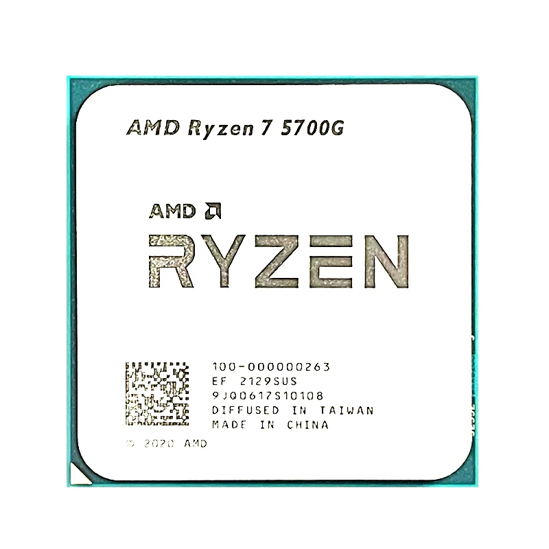 PCパーツ CPU AMD Ryzen 7 5700G AM4 AMD Ryzen 7 5700X BOX AMD Ryzen 5000 Socket AM4 / 8コア16