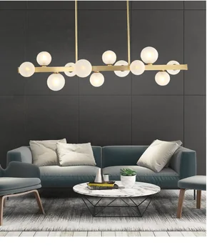 

Modern Gold Luxury Creative Circular Pendant Light Copper Lamp Dining Room Home Bedroom Restaurant American