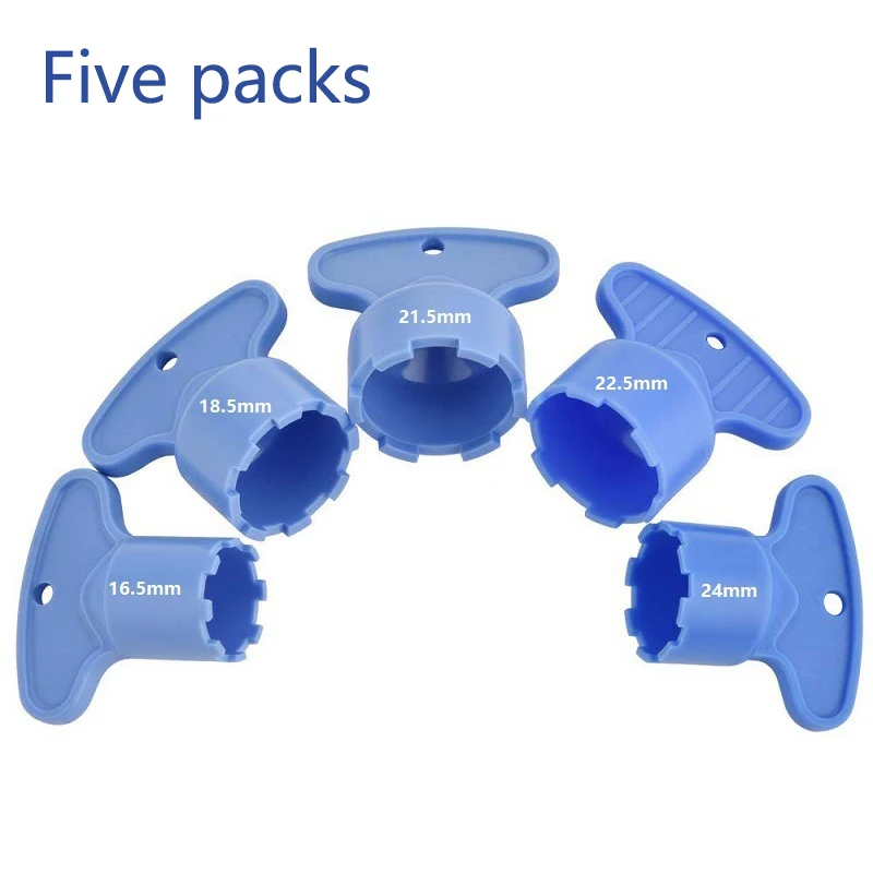5 Pieces/set Suitable For Hidden Aerators Wrenches, Tap Aerator Key