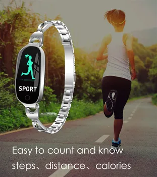 

EPULA Fitness Tracker Smart Watch Female physiological cycle reminds watch Sports heart rate blood pressure monitoring watch