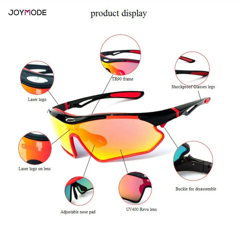 JOYMODE, велосипедные очки, для спорта на открытом воздухе, MTB, велосипедные солнцезащитные очки, очки для велосипеда, очки для близорукости, рама