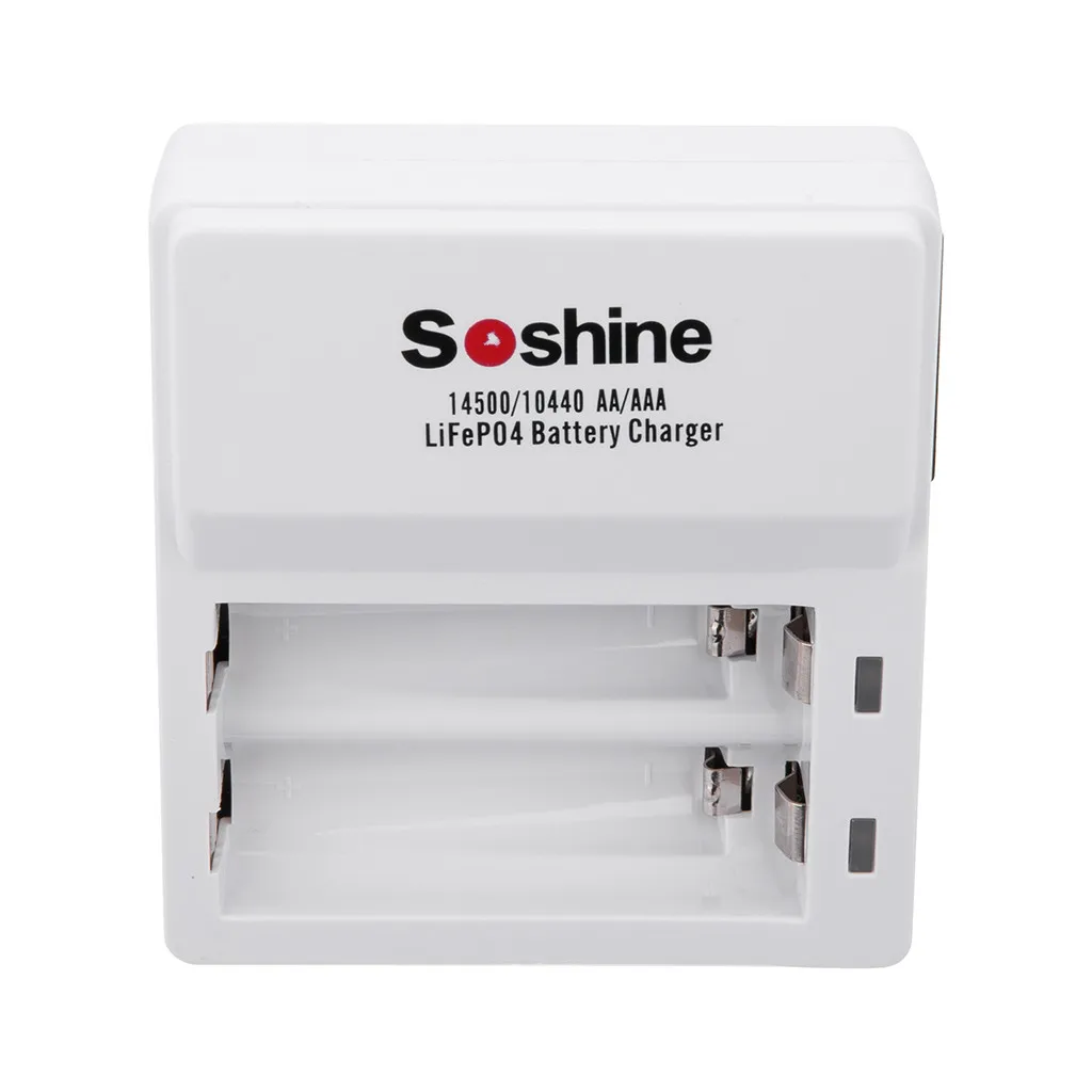 Soshine умное зарядное устройство для Li-FePO4 14500 10440 Ni-MH AA AAA батареи