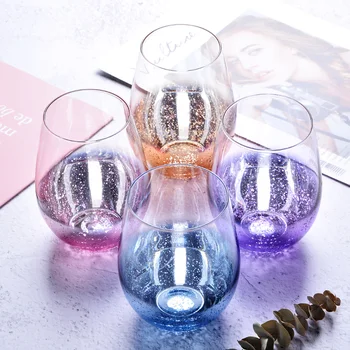 

Creative Personalized Wine Coffee Beer Glass Women Personalised Outdoor Coffee Mug Travel Modern Glass Tea Coffe Cup Set II50BLB