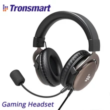 Tronsmart Sono игровая гарнитура проводные наушники 50 мм драйвер со съемным микрофоном для ПК мобильного телефона PS4 переключатель