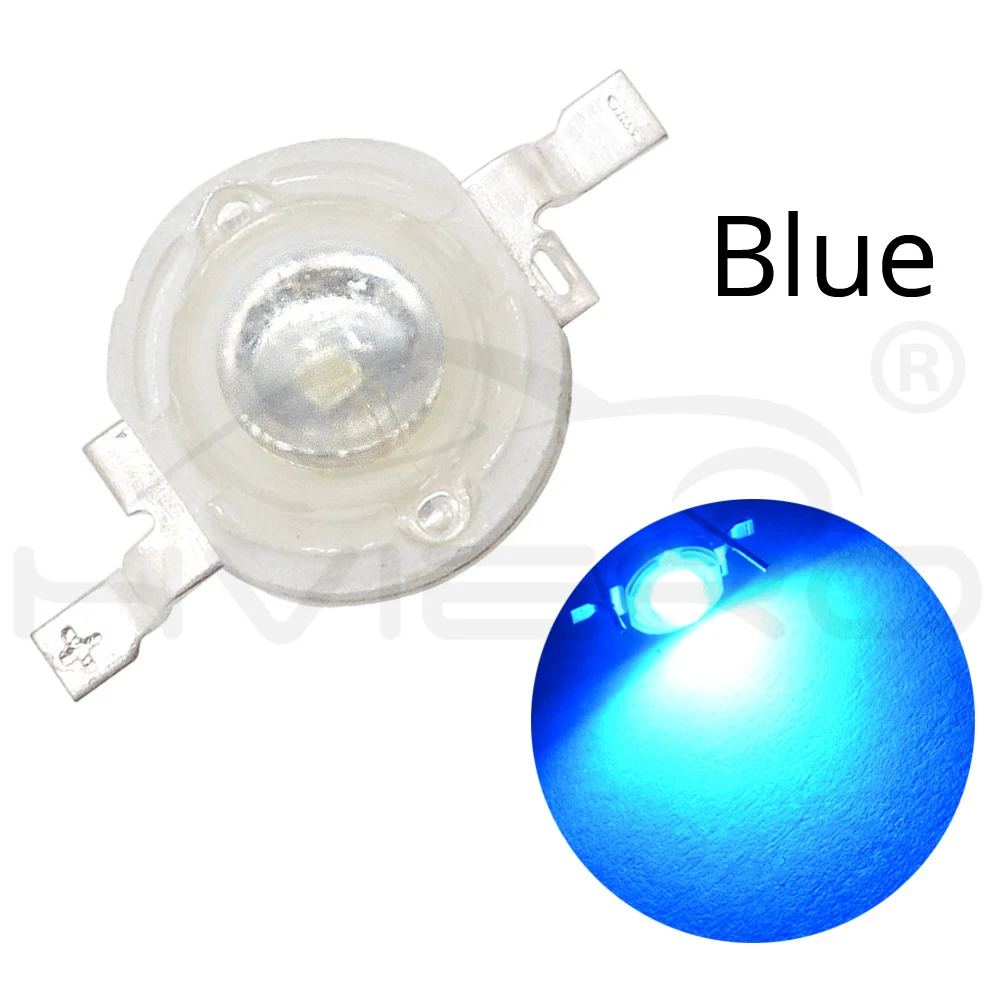 Hviero 3W High Power Chip white Red Blue Green light Bead Emitter LED Bulb Diodes Lamp Beads with 20mm Star PCB Platine Heatsink