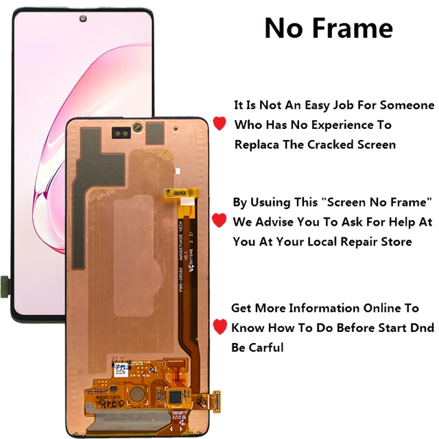Samsung Note 10 Screen Digitizer Replacement  Samasung Galaxy Note 10  Screen - 100% - Aliexpress