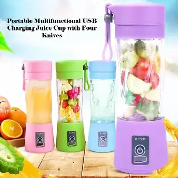

USB Rechargeable Portable Easy Blender Mini Juicer Multi-Function USB Charging Juice Cup Fruit Electric Juice Mixing Cup