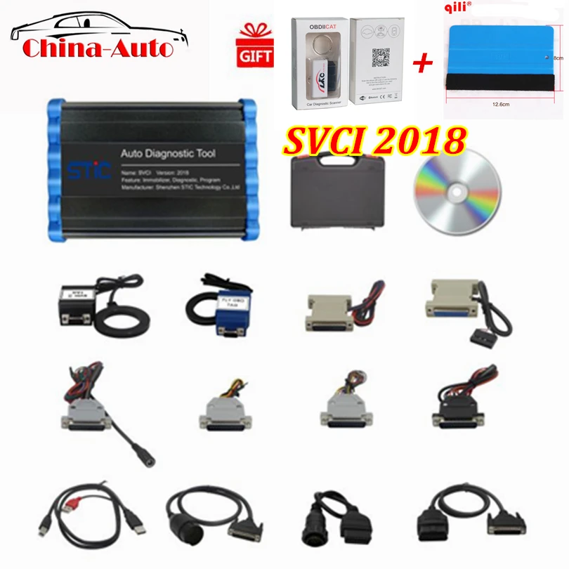 

SVCI V2018 FVDI 2018 Including 18 Software Covers All FVDI Functions Full Versions Better Than SVCI V2015 Auto Key Programmer