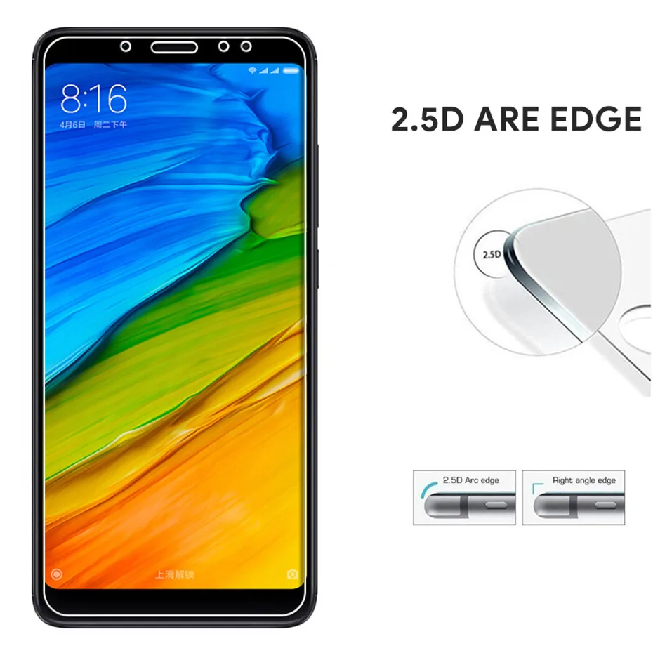 2 шт. закаленное стекло для Xiao mi Red mi Note 6 pro 5 pro 6 6A 5A 5Plus Защита экрана для Xiaomi mi 8 lite mi 8 pro A2 lite стекло