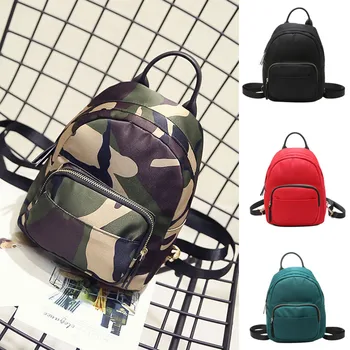 

Women Bag Leather Backpack Laptop Retro Travel School Rucksack Bag Leather Backpack