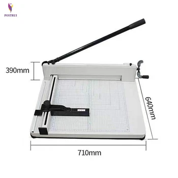 

858-A3 44mm Manual Paper Cutter Machine 17" A3 Heavy Duty Papers Slicer Guillotine Paper Cutter 400 Sheet Max