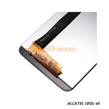 

For Alcatel Idol 4S LCD 5.5" OT6070 6070k 6070 Display Touch Screen Digitizer Assembly With Frame Replacement Mobile Accessories