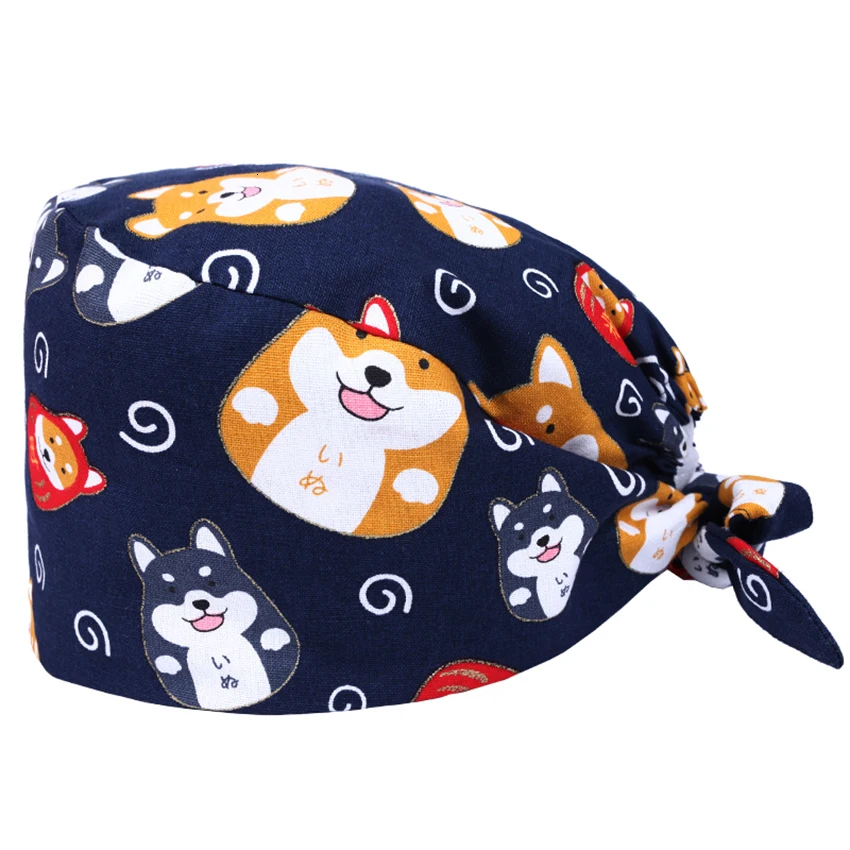 Surgical Cap 5 Высококачественная медицинская униформа,, новости, хирургическая Кепка, лабораторное пальто, клиническая униформа для женщин, медсестры, скраб для мужчин, медицинский костюм с героями мультфильмов - Color: Surgical Cap 5