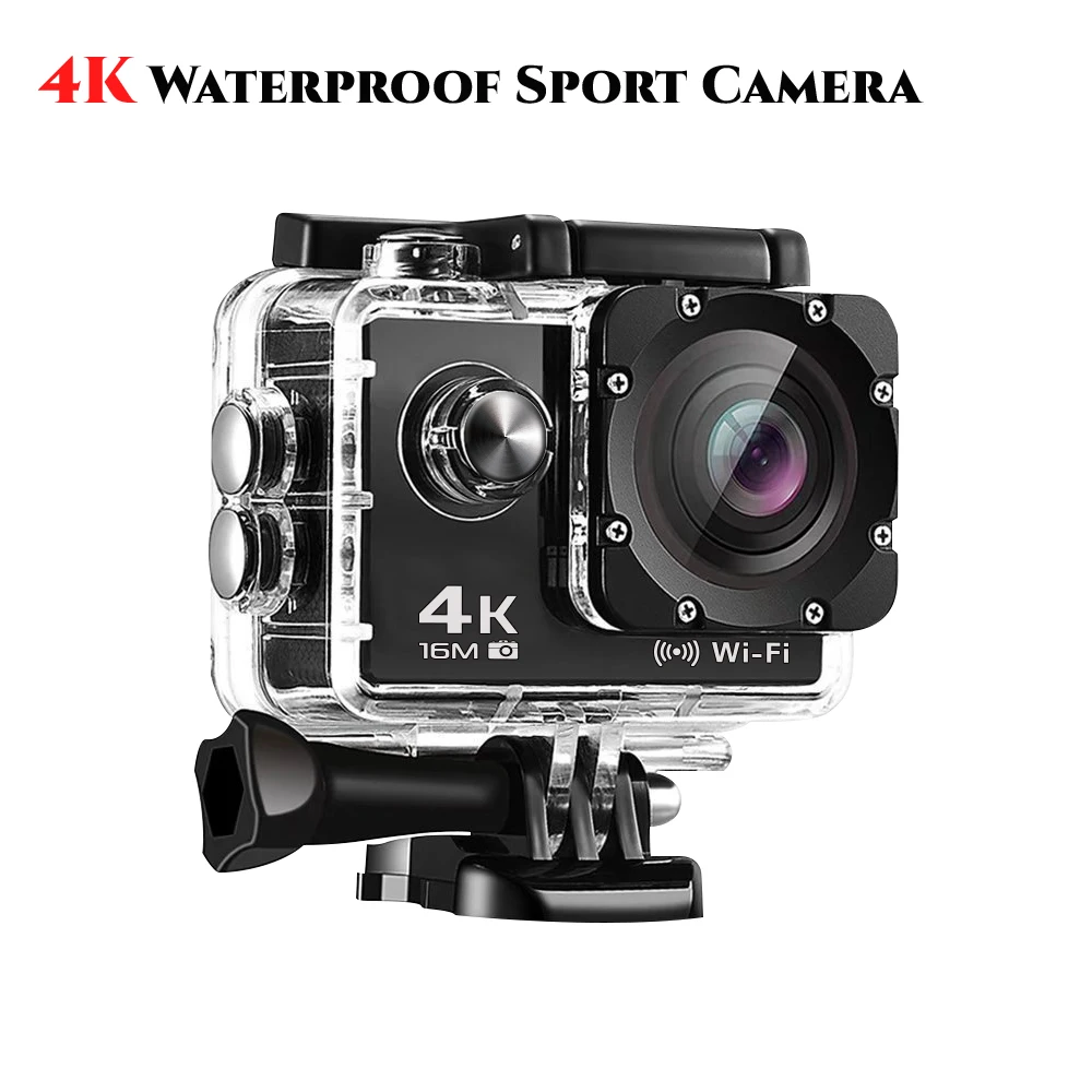 Экшн-камера Ultra HD 4K Wi-Fi 12 МП 2 дюйма 30 м | Электроника