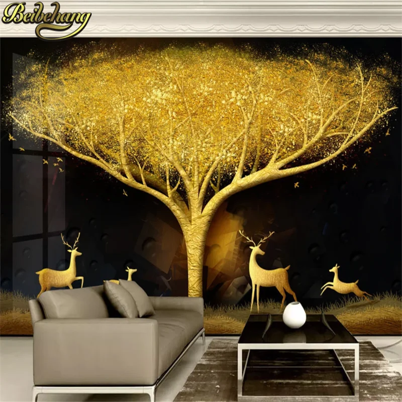 

beibehang Custom 3D Abstract modern Photo wallpaper murals for living room, three dimensional space mural wall paper roll