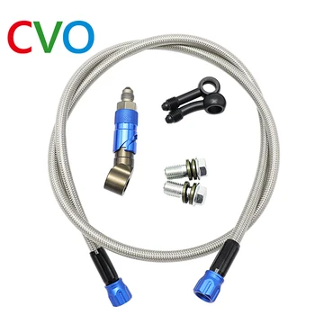 

CNC aluminum alloy AN3 brake line oil quick release connection joint adapter kit brake pipe quick disassembly brake hose kit
