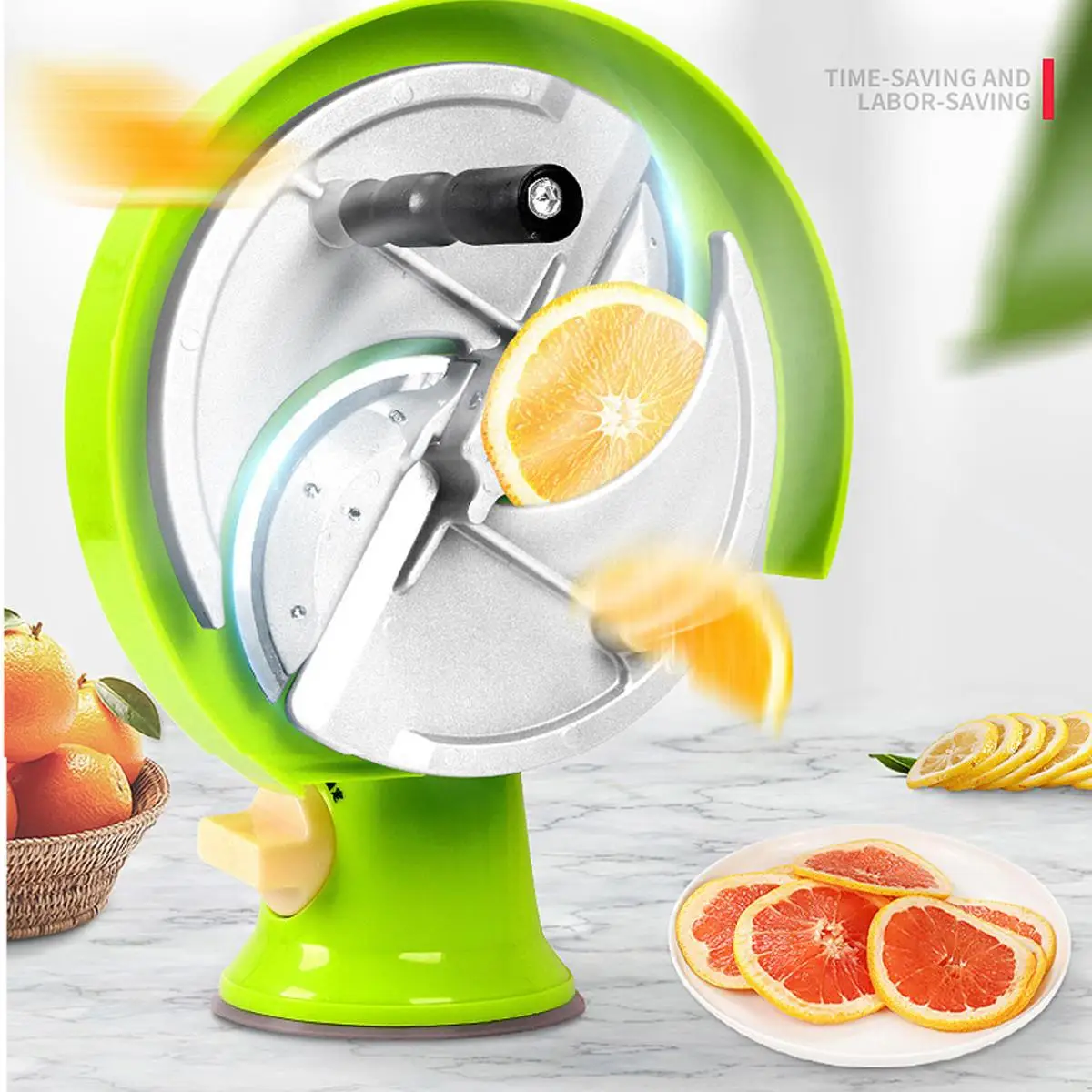 

Stainless Steel Fruit Vegetable Grinder Slicer Household Commercial Thickness Adjustable Grinder Slicer Slicing-Machine