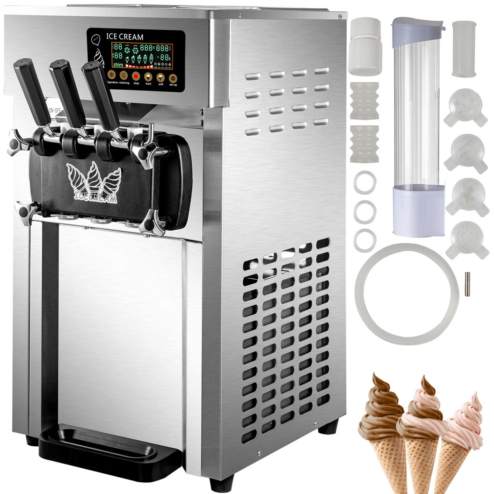AMBIANO Ice Maker MD16980 700ml Selfcooling Ice Cream Maker