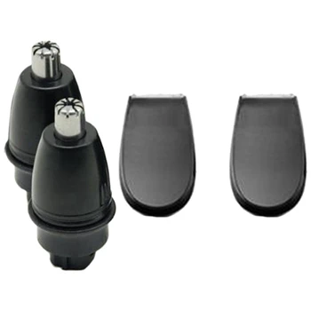 

2 Pcs Male Shaver Electric Shaver Recharger Shaver Nose Hair Corner Knife ,Nose Hair Device & 2 Pcs Hair Clipper
