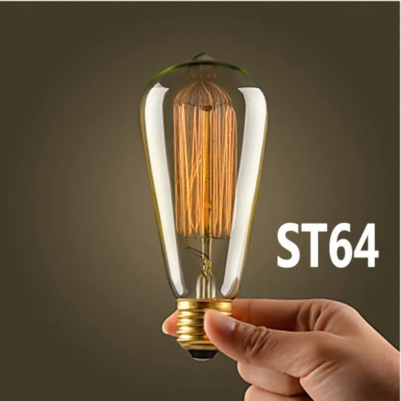 1pcs E27 Bulb only Винтажный подвесной светильник пеньковая веревка подвесной висячий светильник Люстра потолочная лампа Edison E27 для спальни ресторана кафе бара - Цвет корпуса: 1pcs E27 Bulb only