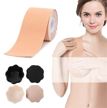 

2/3/4M Hot Sale Strapless Body Invisible Women Bra Nipple Cover DIY Breast Lift Tape Stick Bras Lift Boob Tape Push Up Bralette
