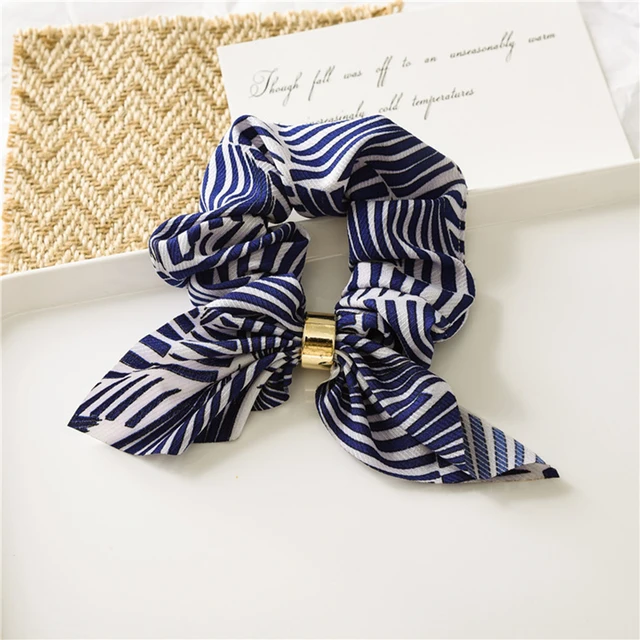 Fashion Scrunchier for Woman Elastic Hairband Knot Scrunchy Girls Hair Accessories Christmas Headbans Pleated Headband Scrunchie TH3