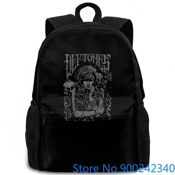 

DEFTONES metal rock band black- dark grey Brand Fitness Body Building women men backpack laptop travel school adult