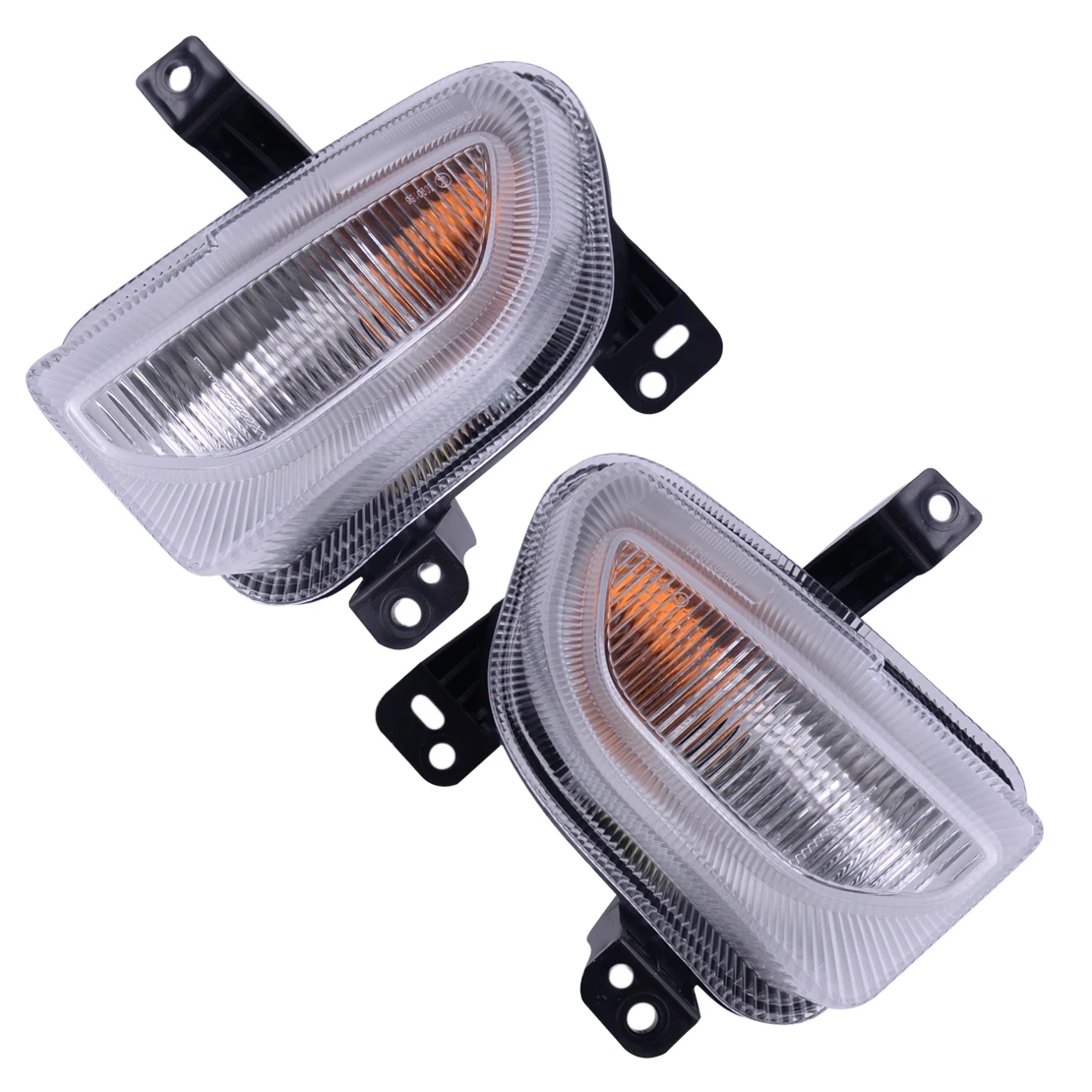 beler 12V 2pcs LED Daytime Driving Running Fog Turn Signal Light Lamp Daylight DRL Fit for Jeep Renegade 2015 2016 2017 2018