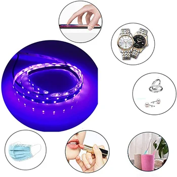 

LED UVC Disinfection Lamp Sterilizer UV Tape Sterilization Lamp UVC LED Strip Light UVC LED Sterilizer UV Smart Accessories