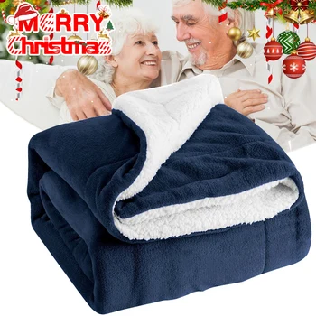 

Blanket Extra Warm Thick Fluffy Soft for Winter Bedroom Christmas Gift UD88