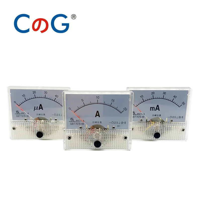 85C1 Ammeter dc Analog Meter Panel Pointer Type 1A 2A 3A 5A 10A 20A 30A